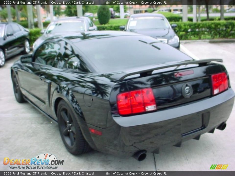 2009 Ford Mustang GT Premium Coupe Black / Dark Charcoal Photo #6