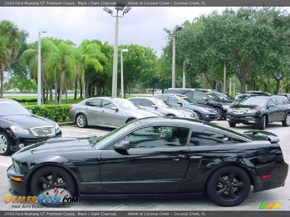 2009 Ford Mustang GT Premium Coupe Black / Dark Charcoal Photo #7