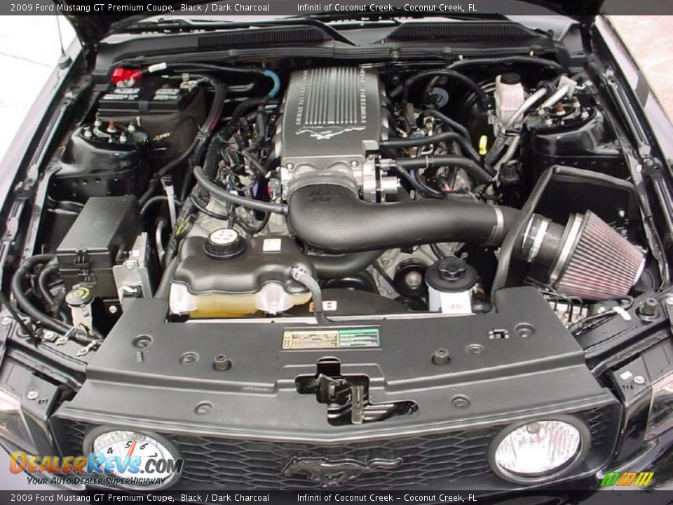 2009 Ford Mustang GT Premium Coupe Black / Dark Charcoal Photo #18
