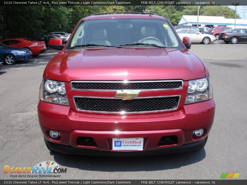 2010 Chevrolet Tahoe LT 4x4 Red Jewel Tintcoat / Light Cashmere/Dark Cashmere Photo #2