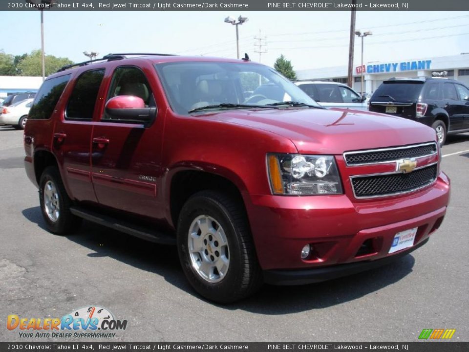 2010 Chevrolet Tahoe LT 4x4 Red Jewel Tintcoat / Light Cashmere/Dark Cashmere Photo #3