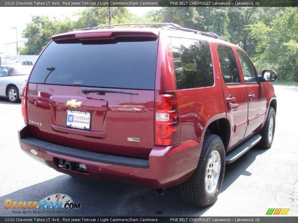 2010 Chevrolet Tahoe LT 4x4 Red Jewel Tintcoat / Light Cashmere/Dark Cashmere Photo #4