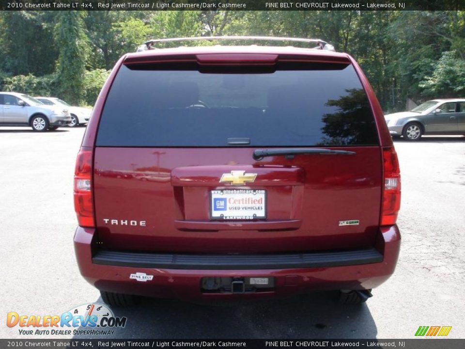 2010 Chevrolet Tahoe LT 4x4 Red Jewel Tintcoat / Light Cashmere/Dark Cashmere Photo #5