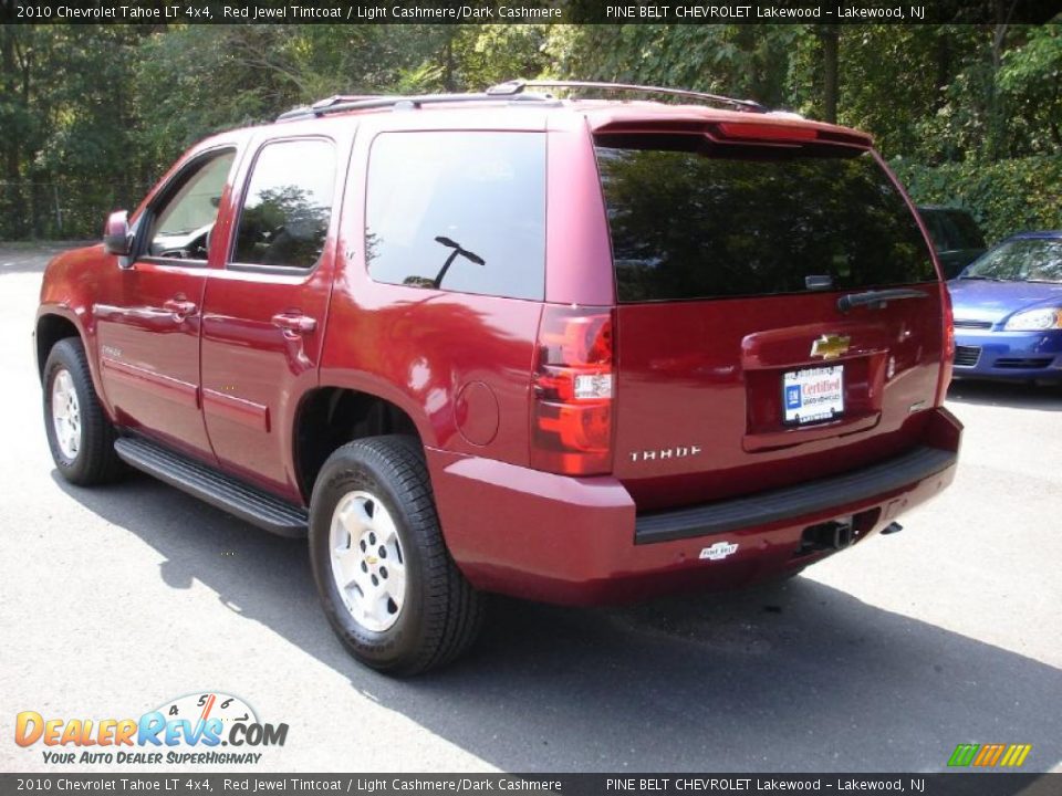 2010 Chevrolet Tahoe LT 4x4 Red Jewel Tintcoat / Light Cashmere/Dark Cashmere Photo #6