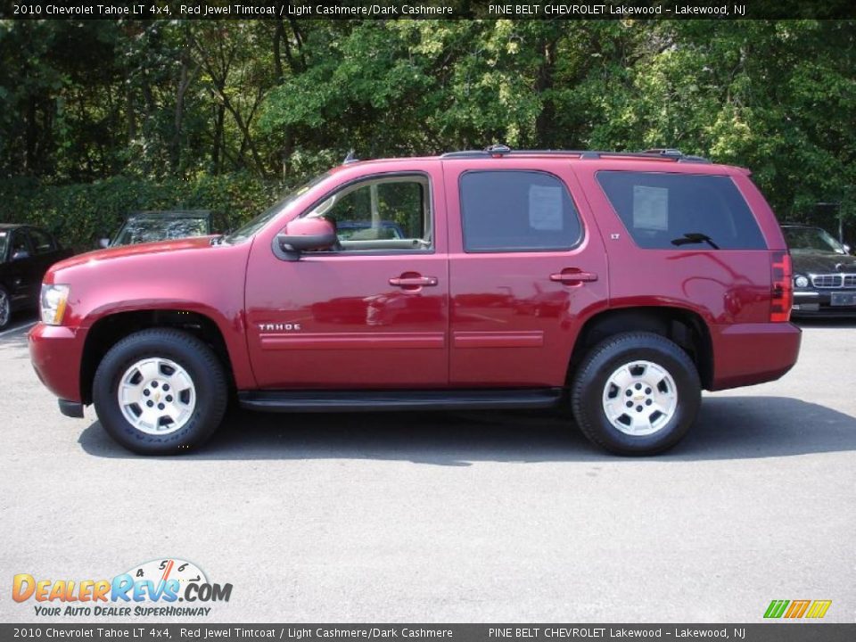 2010 Chevrolet Tahoe LT 4x4 Red Jewel Tintcoat / Light Cashmere/Dark Cashmere Photo #9