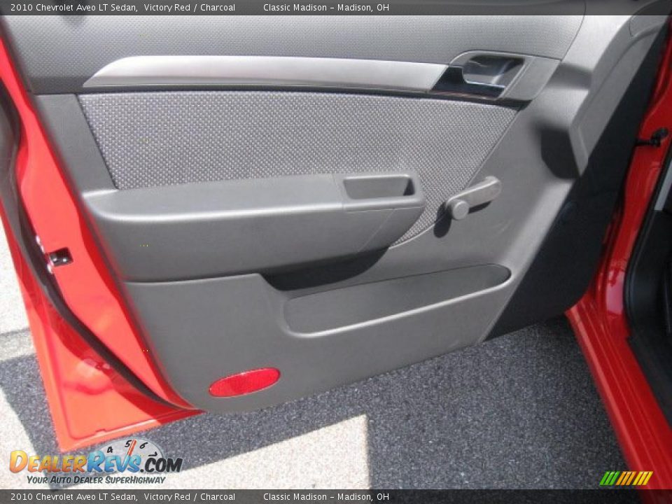 2010 Chevrolet Aveo LT Sedan Victory Red / Charcoal Photo #7