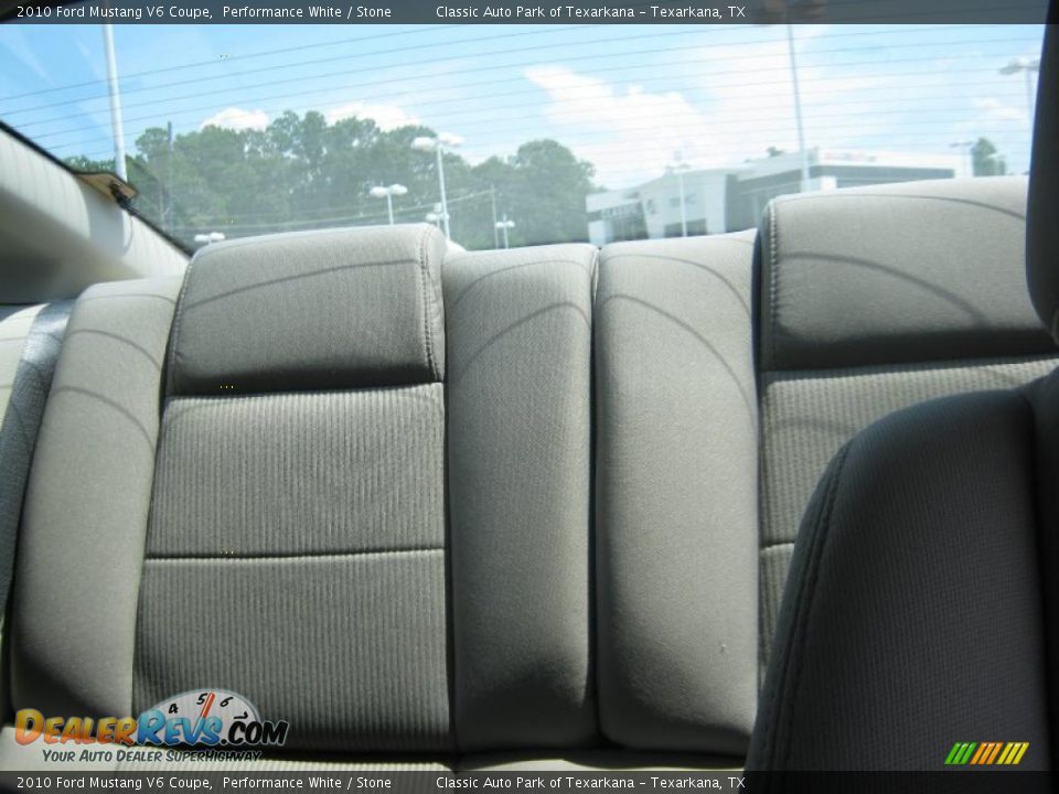 2010 Ford Mustang V6 Coupe Performance White / Stone Photo #13