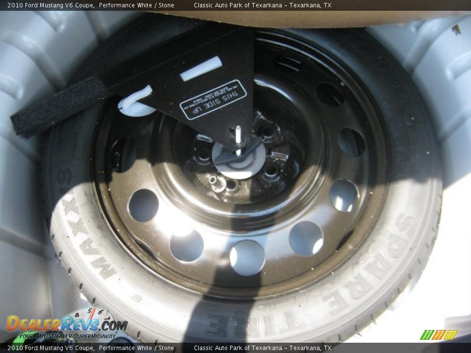 2010 Ford Mustang V6 Coupe Performance White / Stone Photo #17