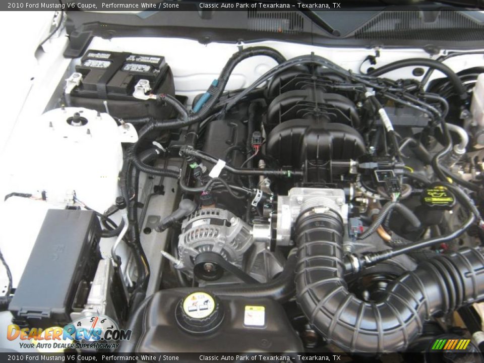 2010 Ford Mustang V6 Coupe Performance White / Stone Photo #20