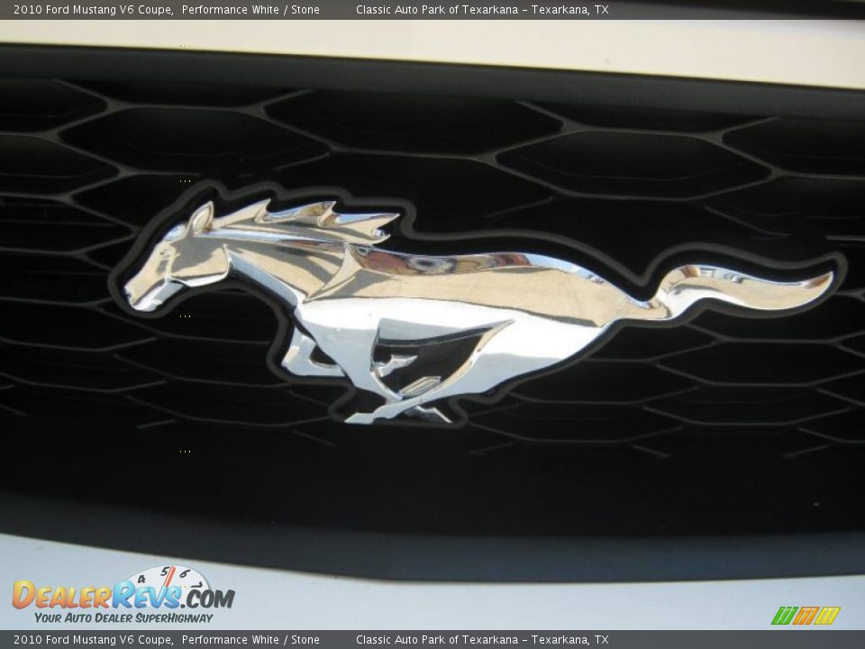 2010 Ford Mustang V6 Coupe Performance White / Stone Photo #22