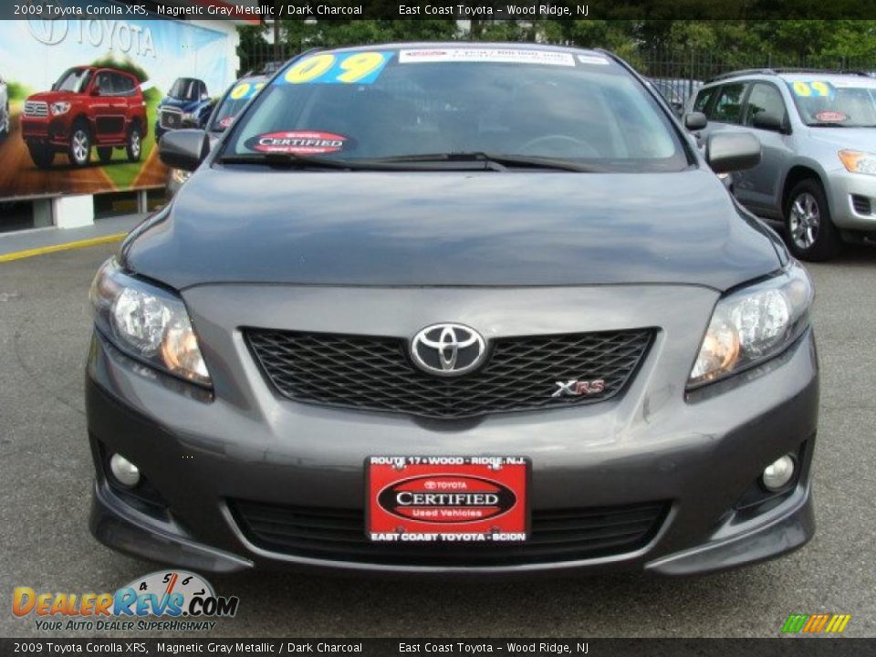 2009 Toyota Corolla XRS Magnetic Gray Metallic / Dark Charcoal Photo #2