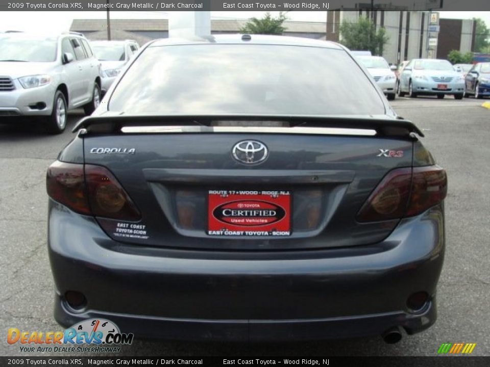 2009 Toyota Corolla XRS Magnetic Gray Metallic / Dark Charcoal Photo #5
