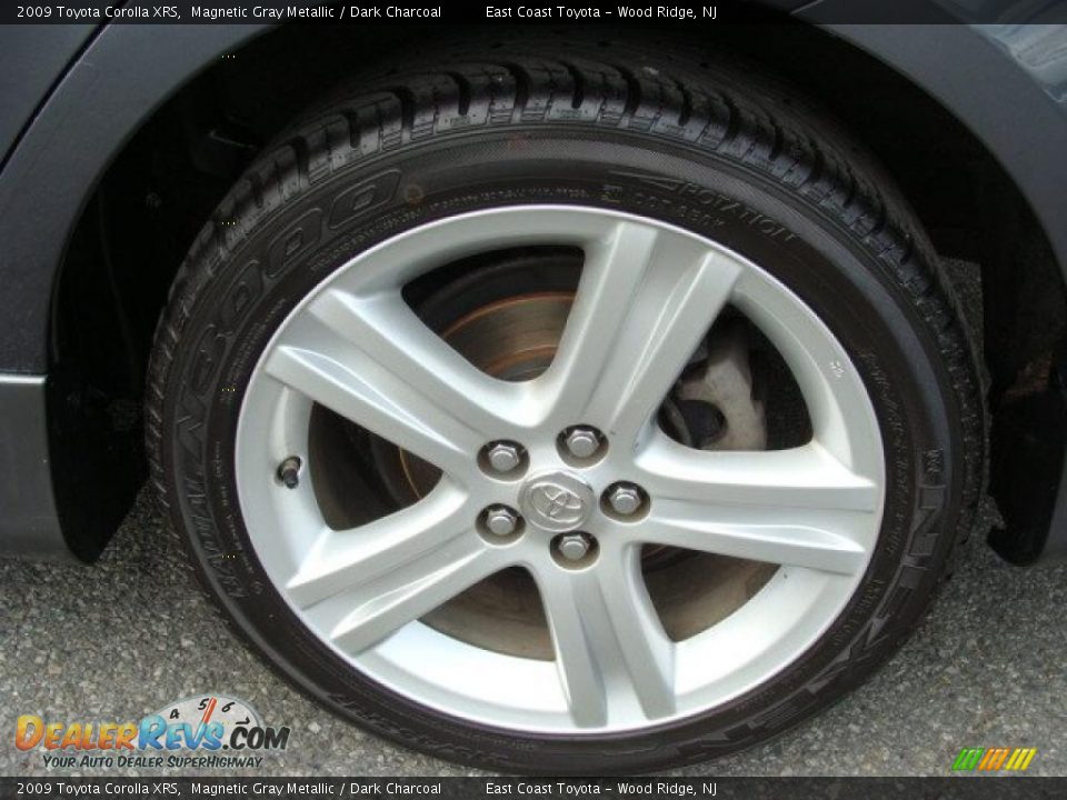 2009 Toyota Corolla XRS Magnetic Gray Metallic / Dark Charcoal Photo #14