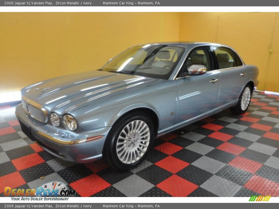 2006 Jaguar XJ Vanden Plas Zircon Metallic / Ivory Photo #3