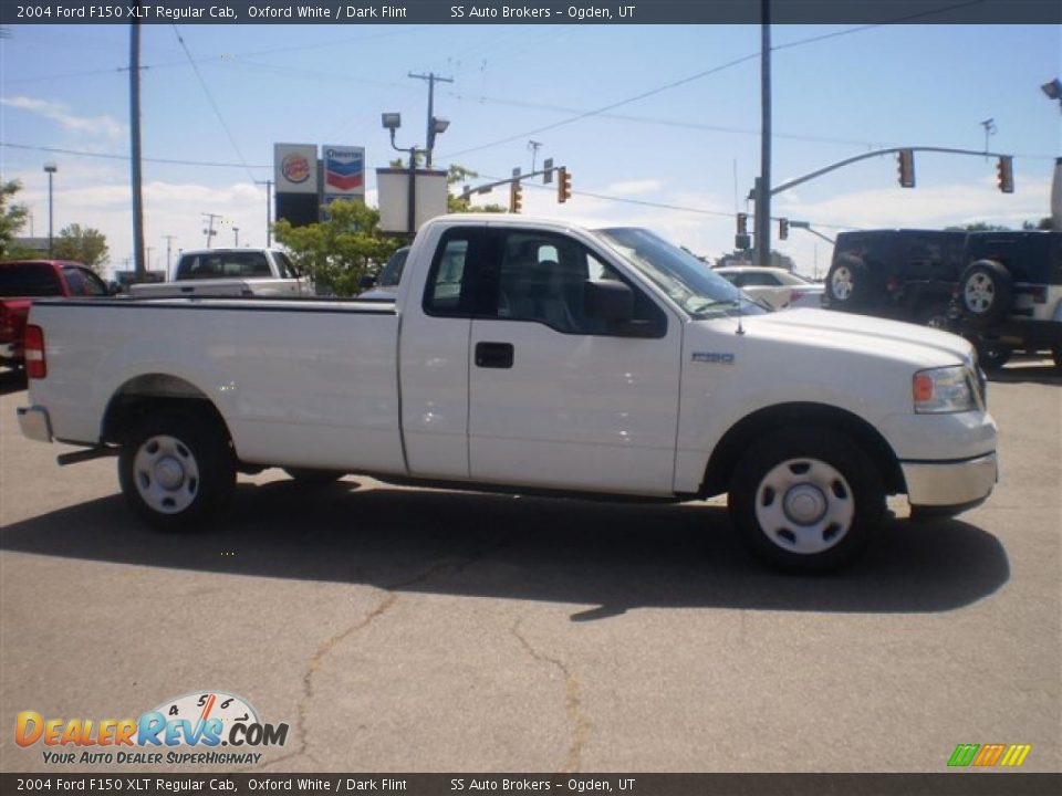 2004 Ford F150 XLT Regular Cab Oxford White / Dark Flint Photo #4