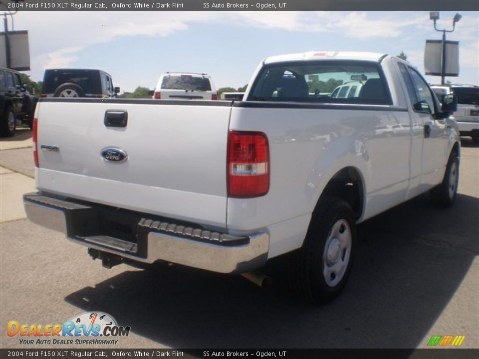 2004 Ford F150 XLT Regular Cab Oxford White / Dark Flint Photo #5