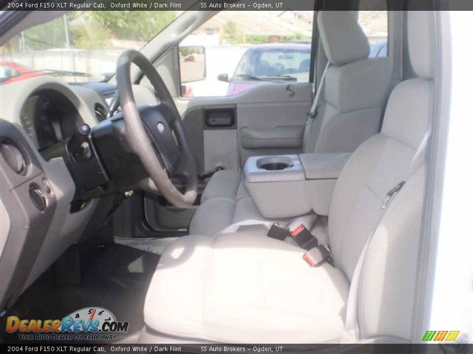 2004 Ford F150 XLT Regular Cab Oxford White / Dark Flint Photo #7