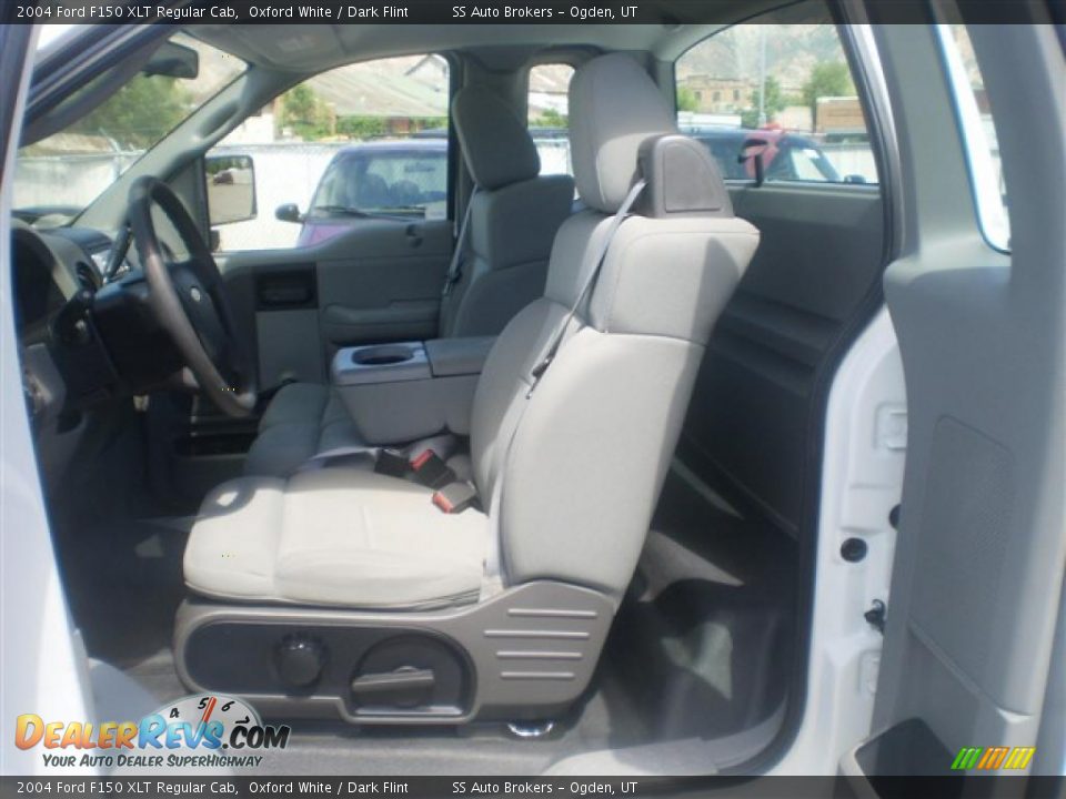 2004 Ford F150 XLT Regular Cab Oxford White / Dark Flint Photo #8