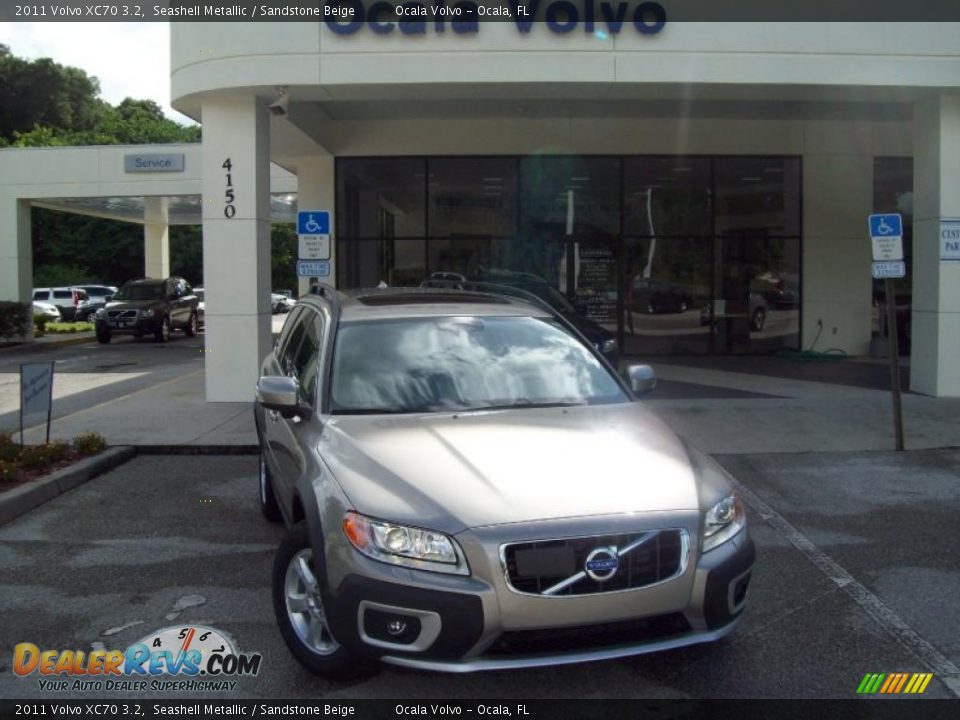2011 Volvo XC70 3.2 Seashell Metallic / Sandstone Beige Photo #1