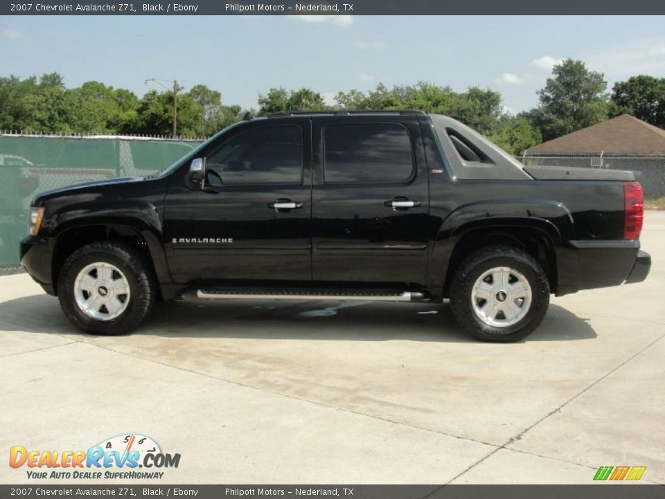 2007 Chevrolet Avalanche Z71 Black / Ebony Photo #6