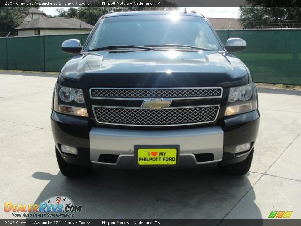 2007 Chevrolet Avalanche Z71 Black / Ebony Photo #8