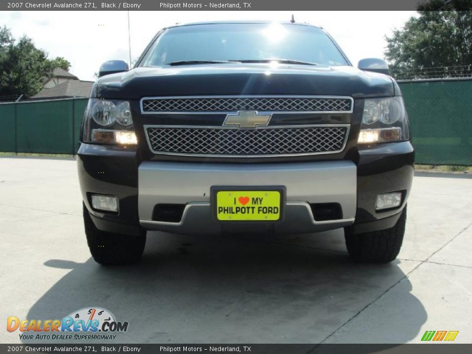 2007 Chevrolet Avalanche Z71 Black / Ebony Photo #9