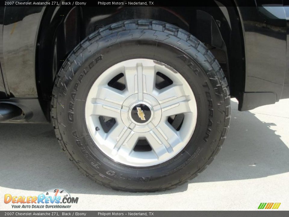 2007 Chevrolet Avalanche Z71 Black / Ebony Photo #14