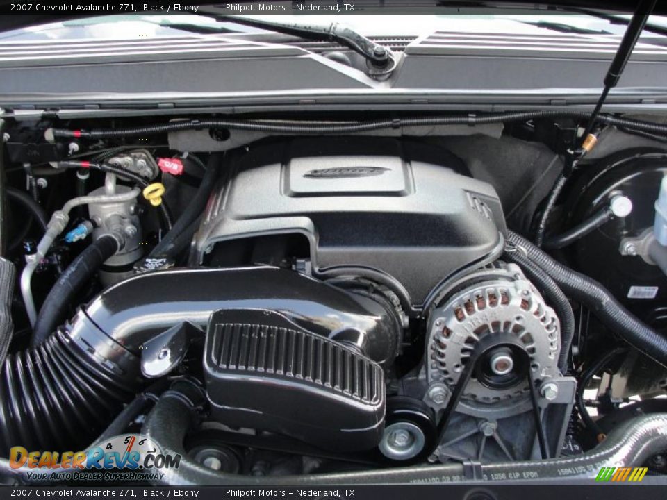 2007 Chevrolet Avalanche Z71 Black / Ebony Photo #30