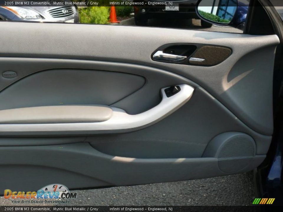 2005 BMW M3 Convertible Mystic Blue Metallic / Grey Photo #10