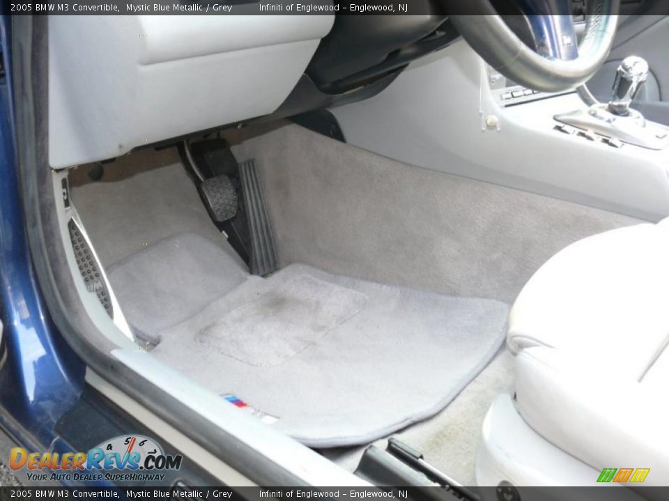 2005 BMW M3 Convertible Mystic Blue Metallic / Grey Photo #12