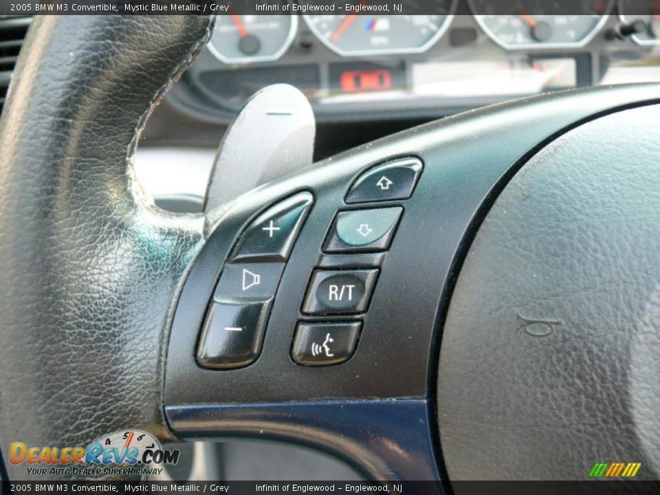 2005 BMW M3 Convertible Mystic Blue Metallic / Grey Photo #16