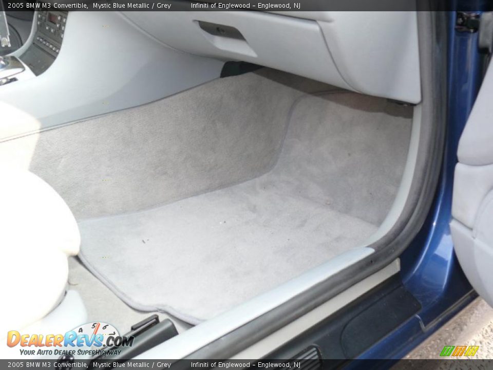 2005 BMW M3 Convertible Mystic Blue Metallic / Grey Photo #24