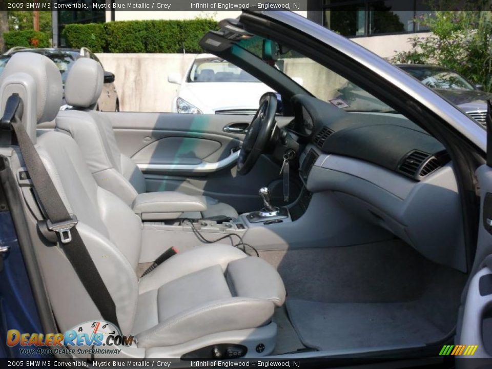 2005 BMW M3 Convertible Mystic Blue Metallic / Grey Photo #25