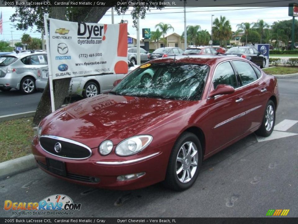 2005 Buick LaCrosse CXS Cardinal Red Metallic / Gray Photo #1