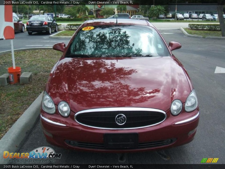 2005 Buick LaCrosse CXS Cardinal Red Metallic / Gray Photo #2