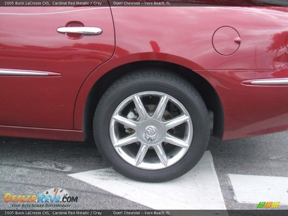 2005 Buick LaCrosse CXS Cardinal Red Metallic / Gray Photo #4
