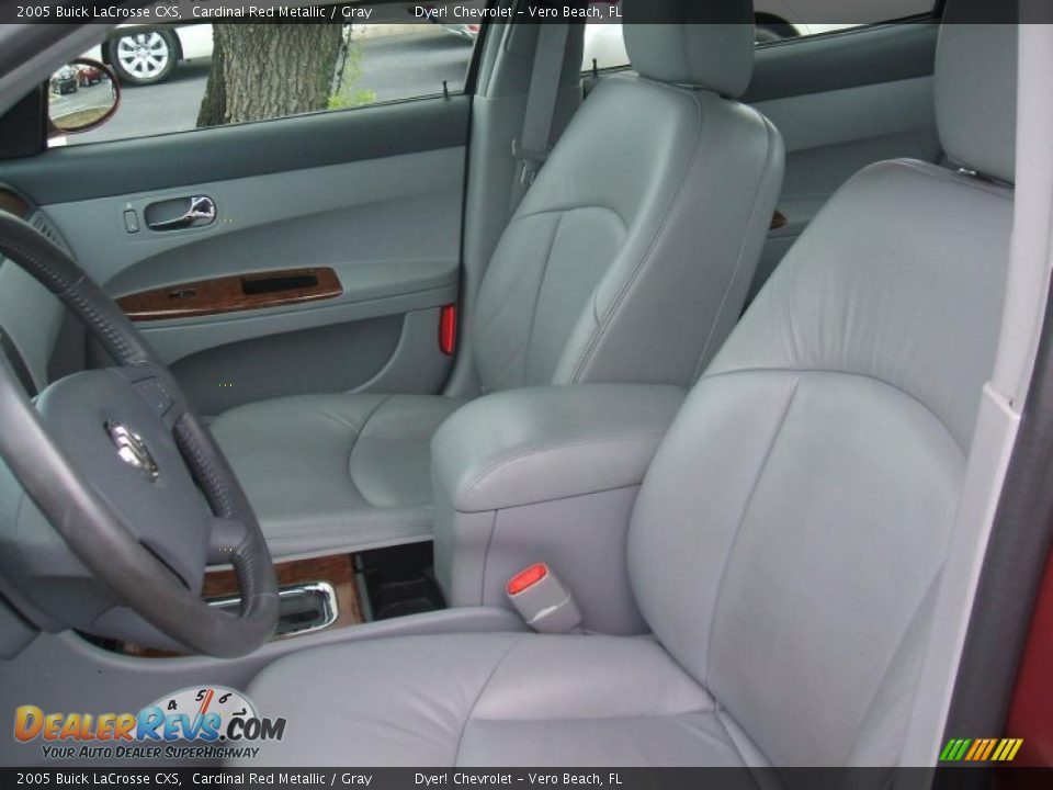 2005 Buick LaCrosse CXS Cardinal Red Metallic / Gray Photo #11