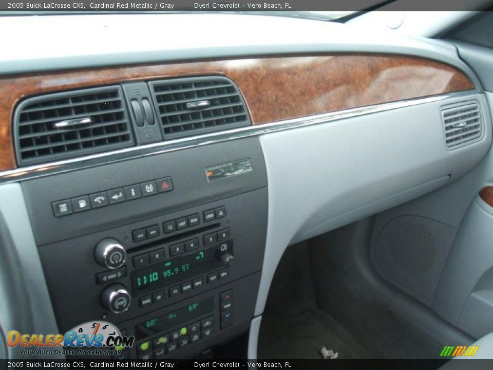 2005 Buick LaCrosse CXS Cardinal Red Metallic / Gray Photo #14