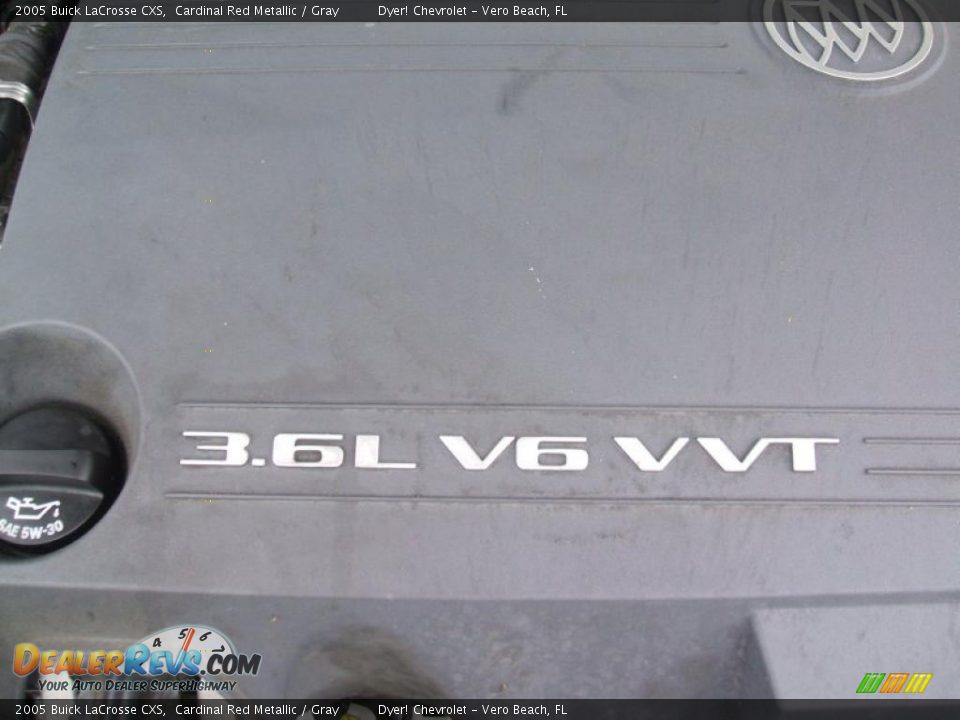 2005 Buick LaCrosse CXS Cardinal Red Metallic / Gray Photo #18