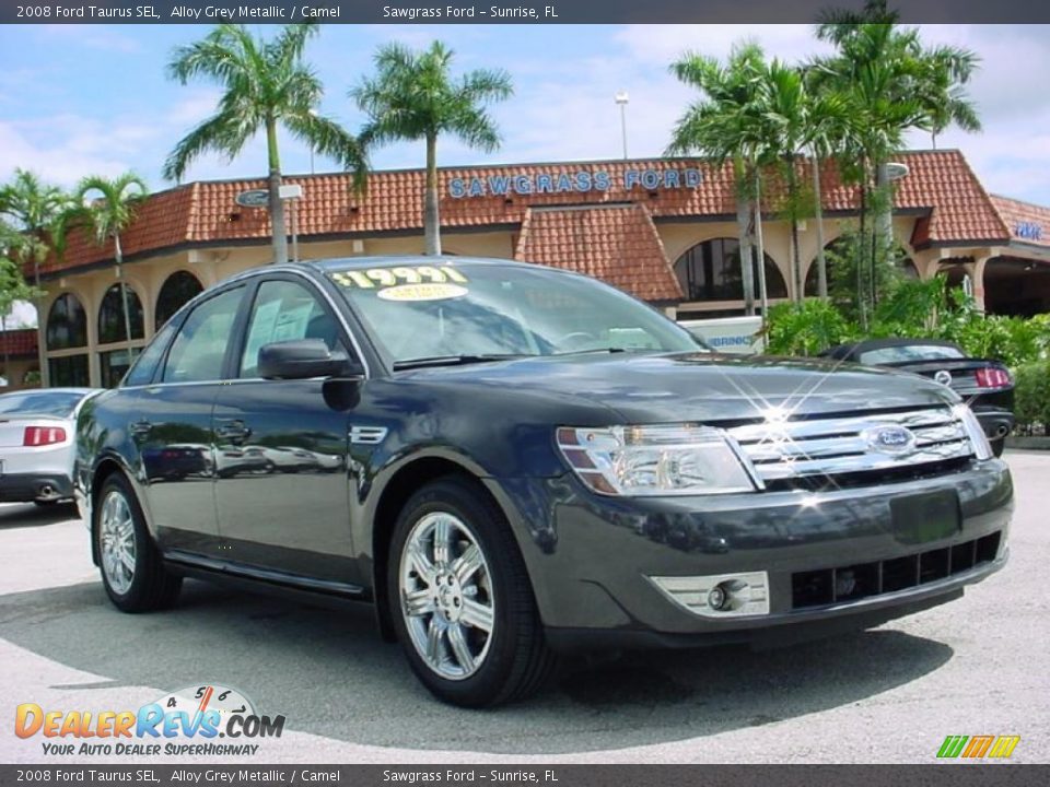 2008 Ford Taurus SEL Alloy Grey Metallic / Camel Photo #1