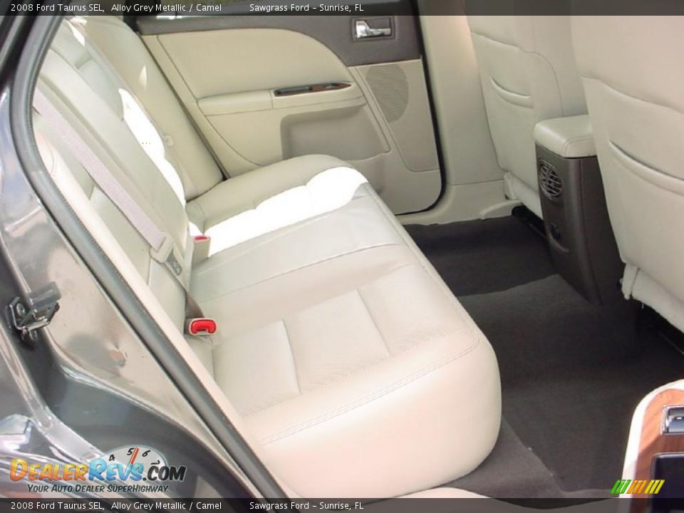 2008 Ford Taurus SEL Alloy Grey Metallic / Camel Photo #15