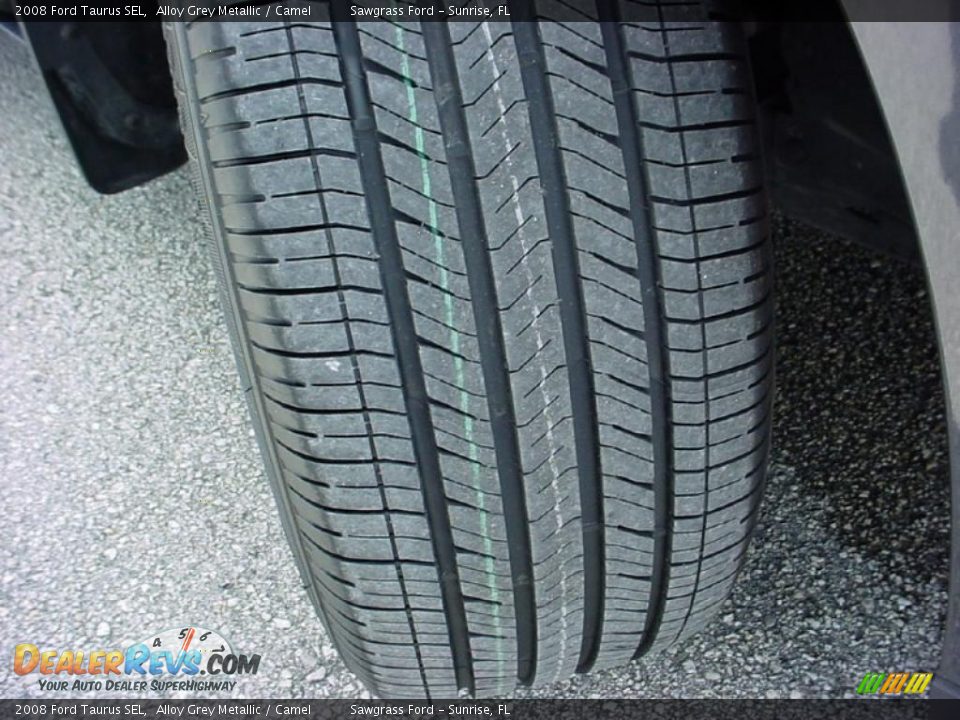 2008 Ford Taurus SEL Alloy Grey Metallic / Camel Photo #19
