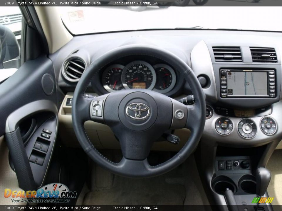 2009 Toyota RAV4 Limited V6 Pyrite Mica / Sand Beige Photo #17