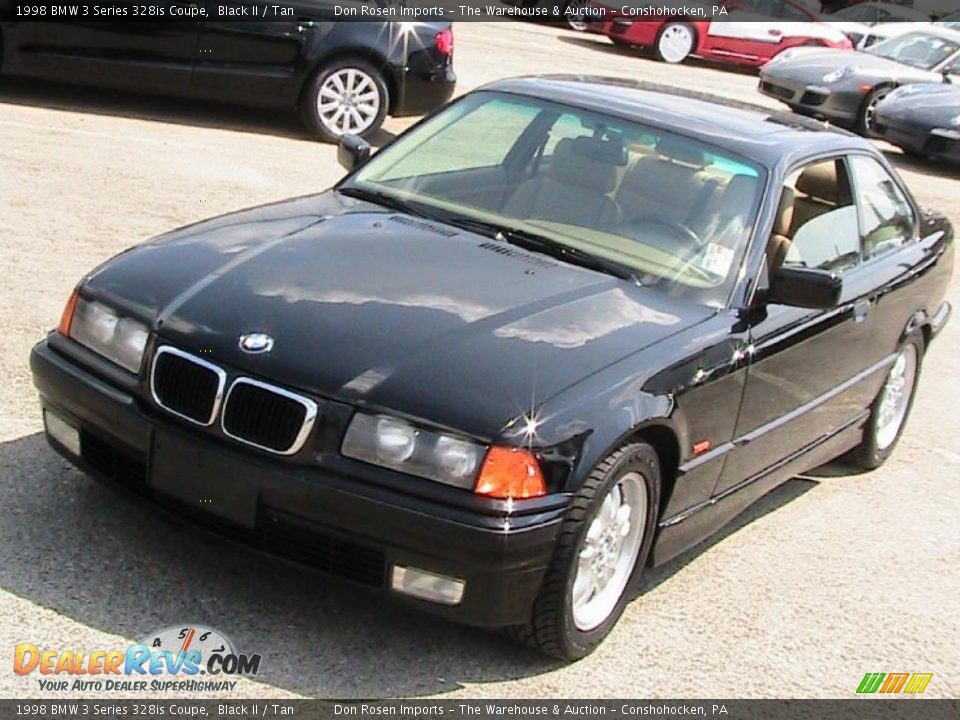 1998 BMW 3 Series 328is Coupe Black II / Tan Photo #1