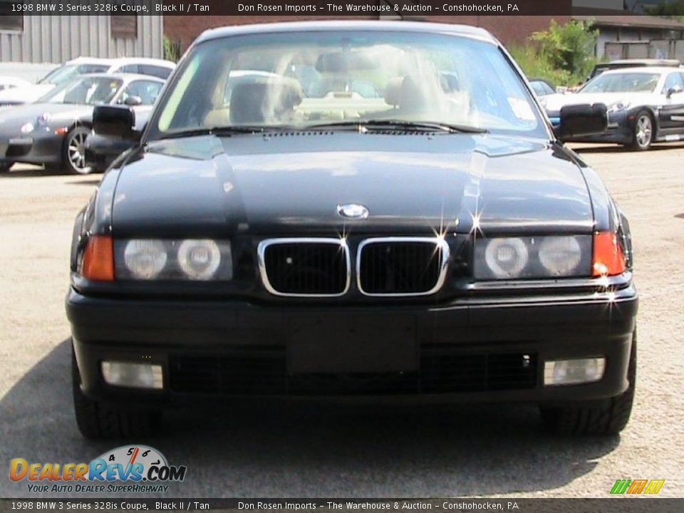 1998 BMW 3 Series 328is Coupe Black II / Tan Photo #16