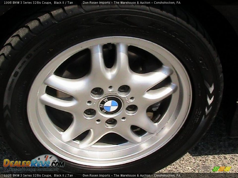 1998 BMW 3 Series 328is Coupe Black II / Tan Photo #17