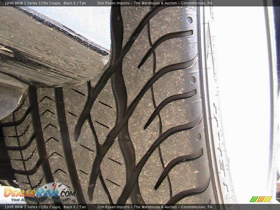 1998 BMW 3 Series 328is Coupe Black II / Tan Photo #18