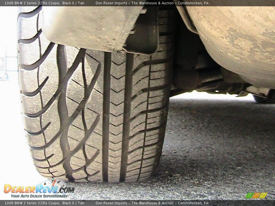 1998 BMW 3 Series 328is Coupe Black II / Tan Photo #20