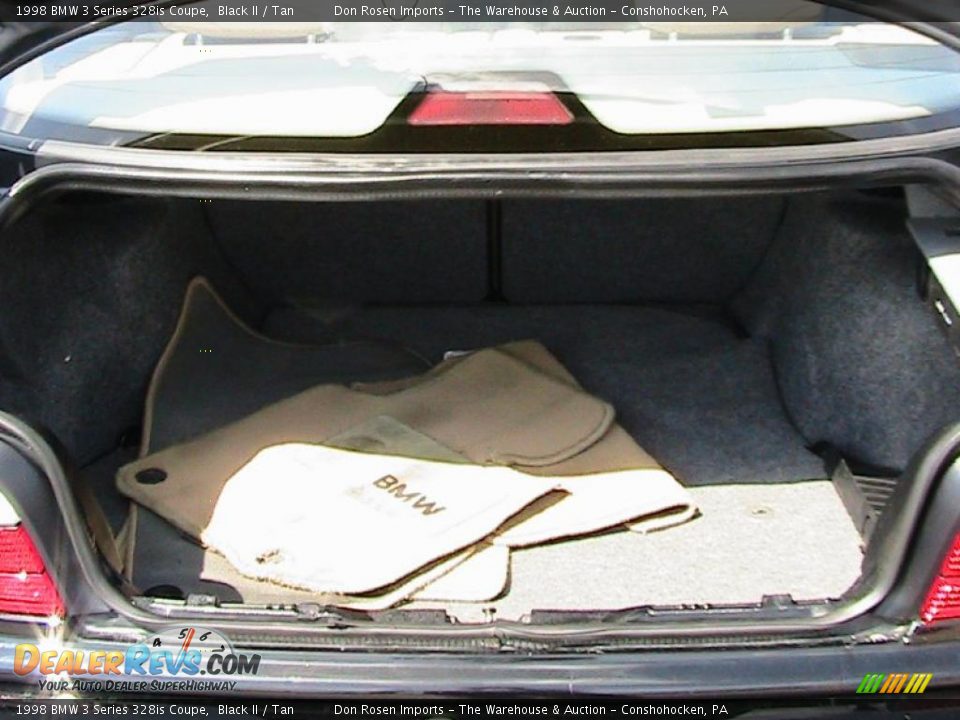 1998 BMW 3 Series 328is Coupe Black II / Tan Photo #21