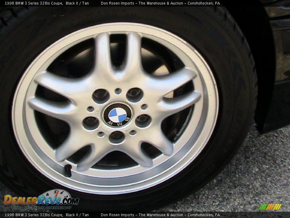 1998 BMW 3 Series 328is Coupe Black II / Tan Photo #23
